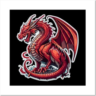 Red Dragon Posters and Art